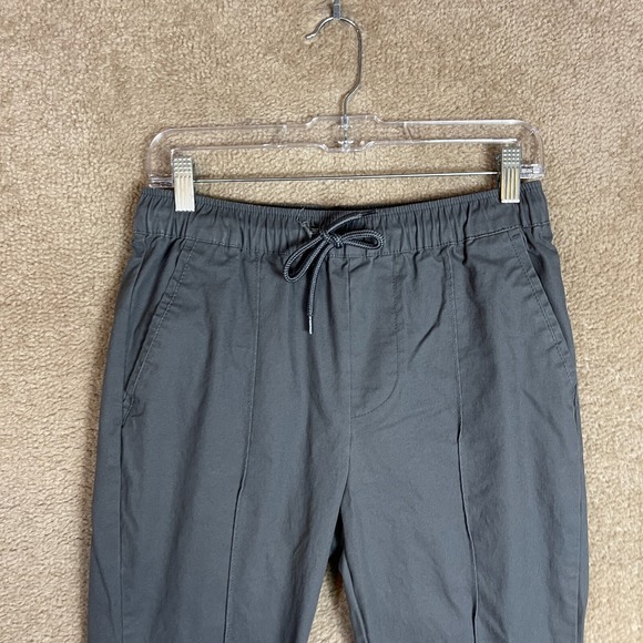 ASOS DESIGN Skinny Chinos Mens XS Charcoal Elasticat Waist Pintuck Stretch Pants - Picture 2 of 11